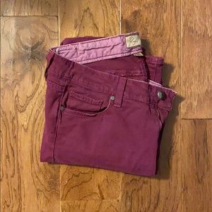 Paige 28R Peg Skinny Jeans